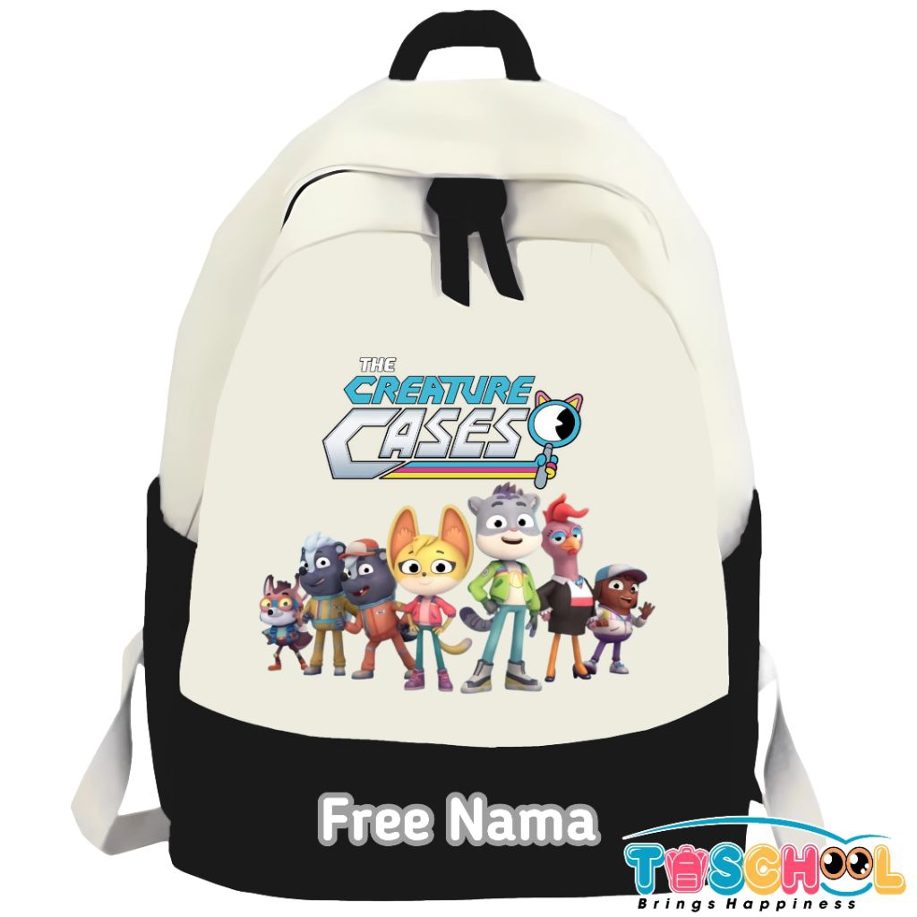 TAS RANSEL ANAK KARAKTER THE CREATURE CASES FREE NAMA
