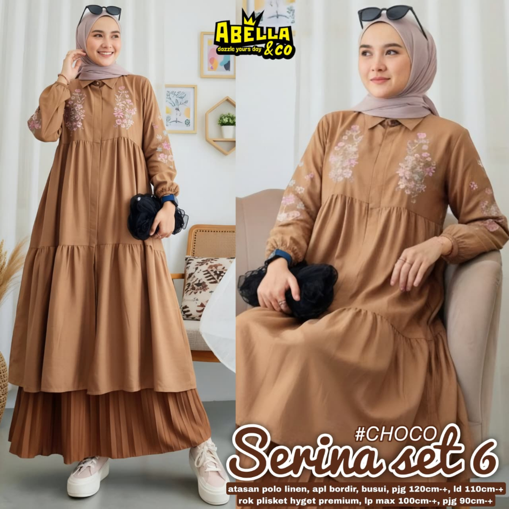 Pakaian Wanita HQ SERINA SET From AbELLA FASHION STORE