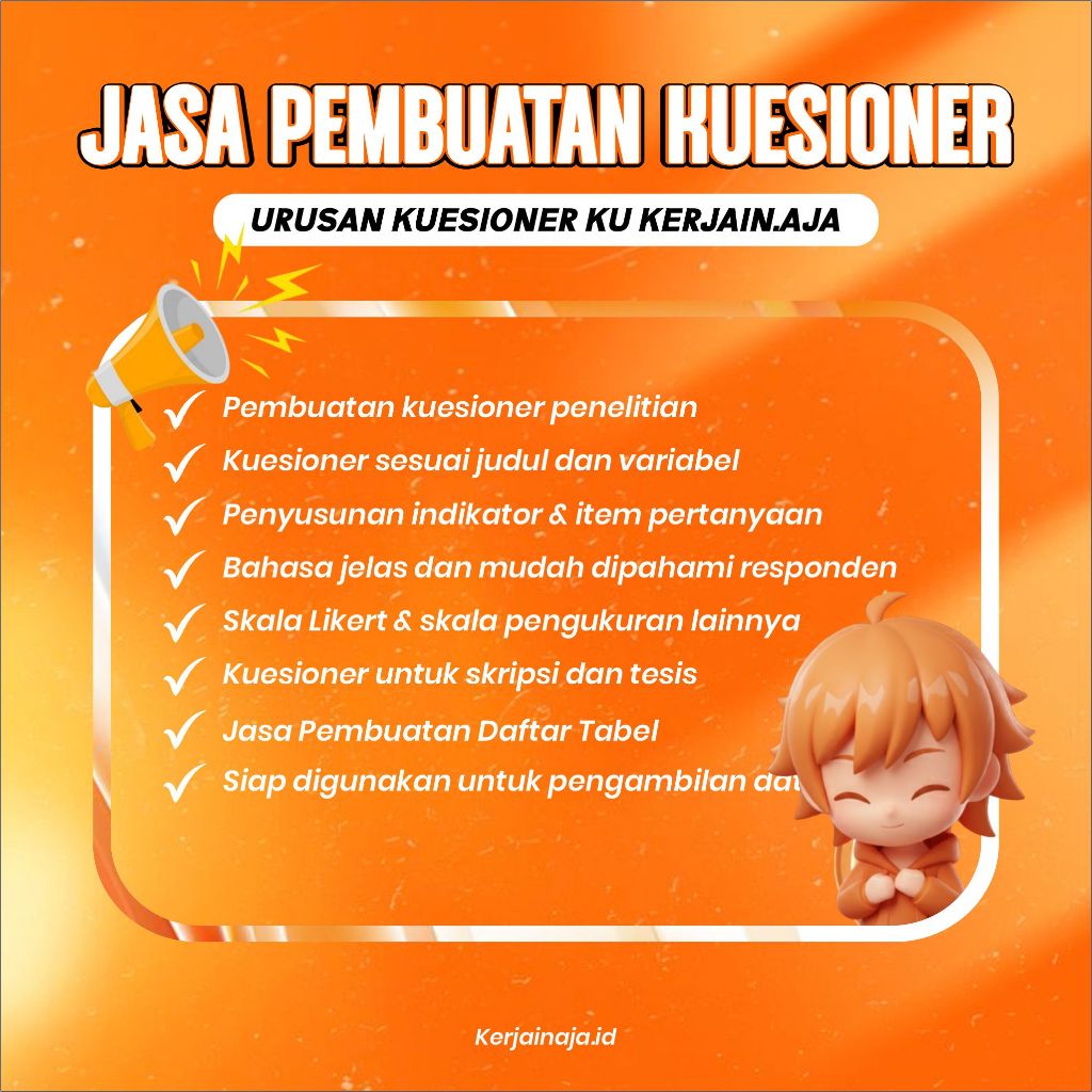 LAYANAN JASA PEMBUATAN KUESIONER