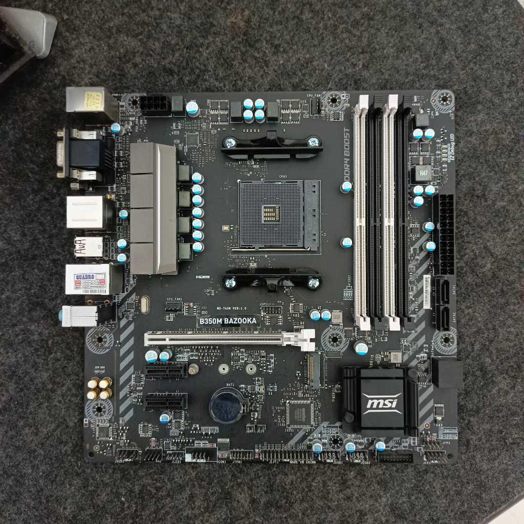 Motherboard B350 AMD AM4 Support Ryzen 5000 Series