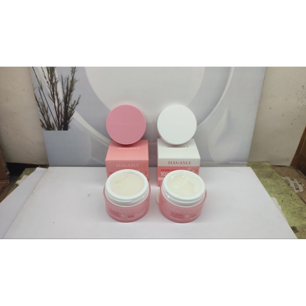 Hanasui Glow Expert  Cream Wajah siang dan malam mencerahkan kulit wajah