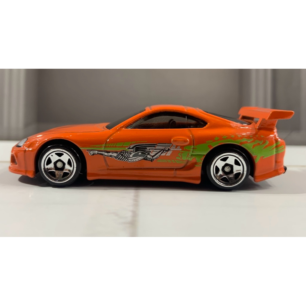 Hotwheels toyota supra orange brian loose mulus