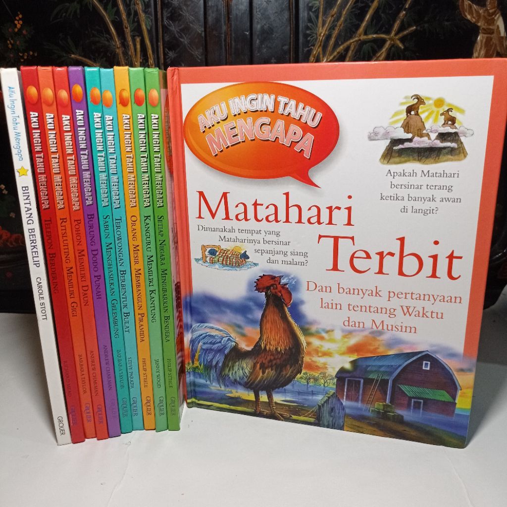 buku anak : aku ingin tahu mengapa - grolier