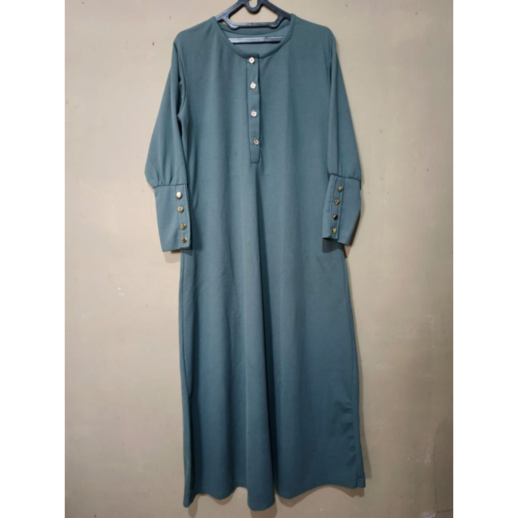 pl gamis abaya knit tosca preloved Inara
