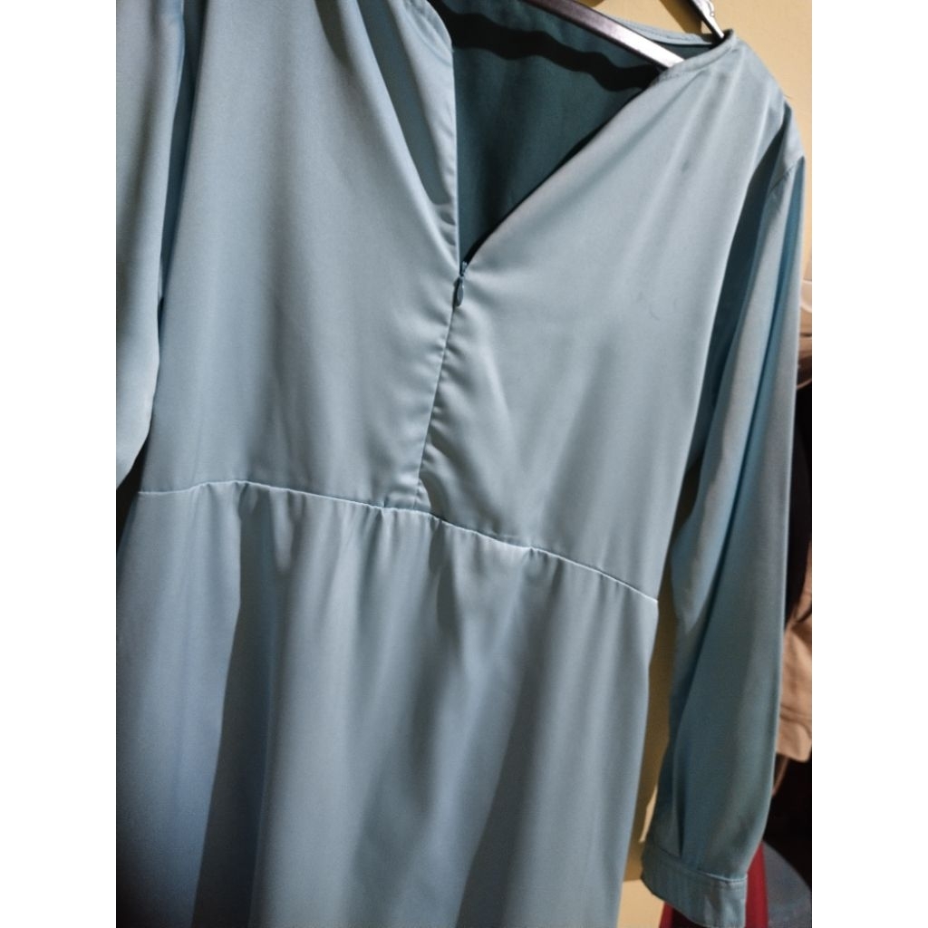 Gamis Satin Silk Preloved