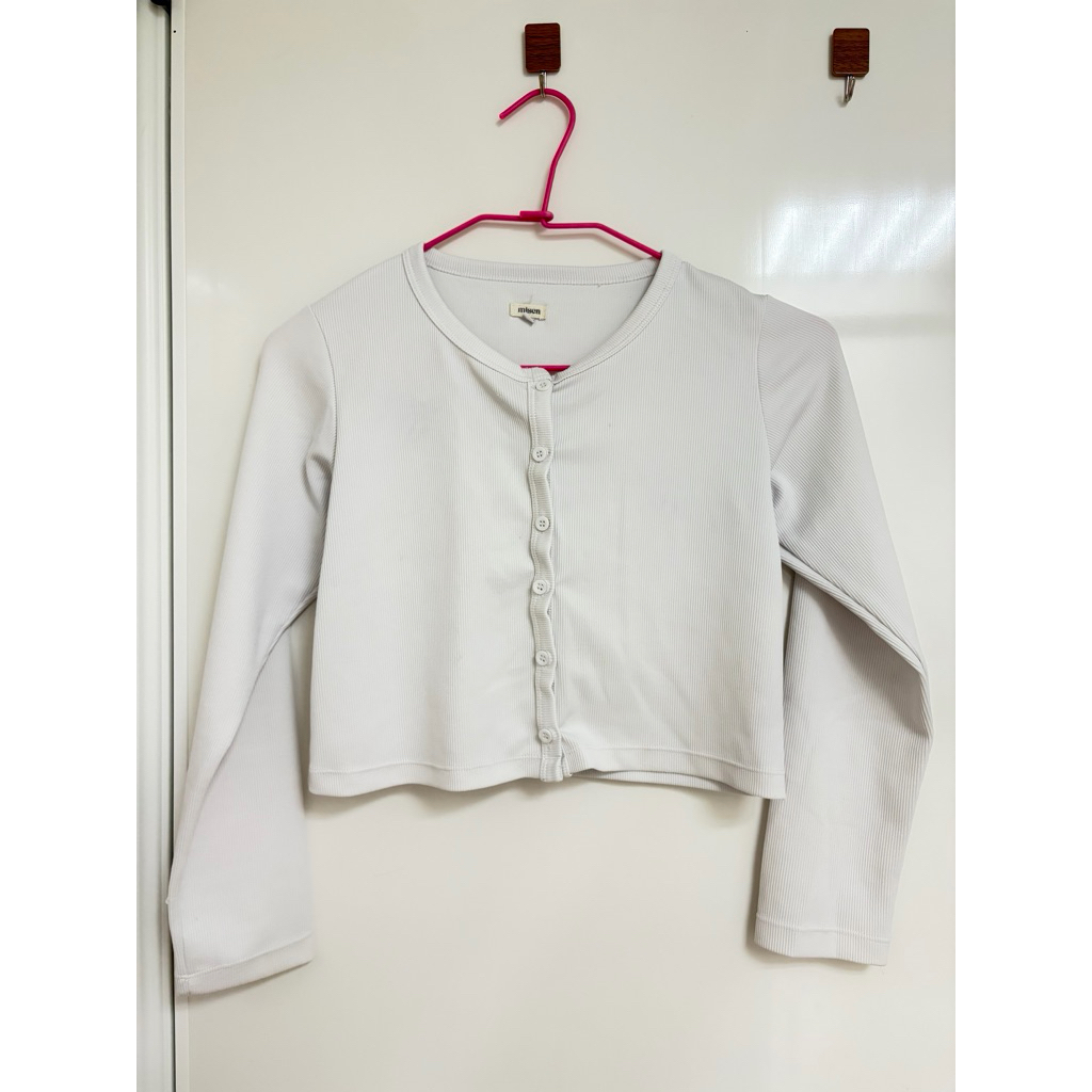 preloved cardigan putih