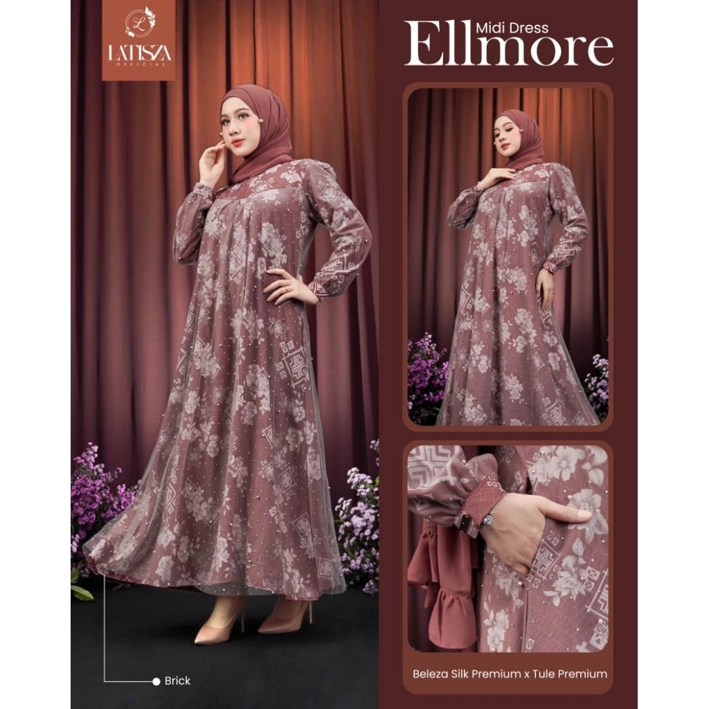 Ellmore Midi dan Dress latisza by latisza