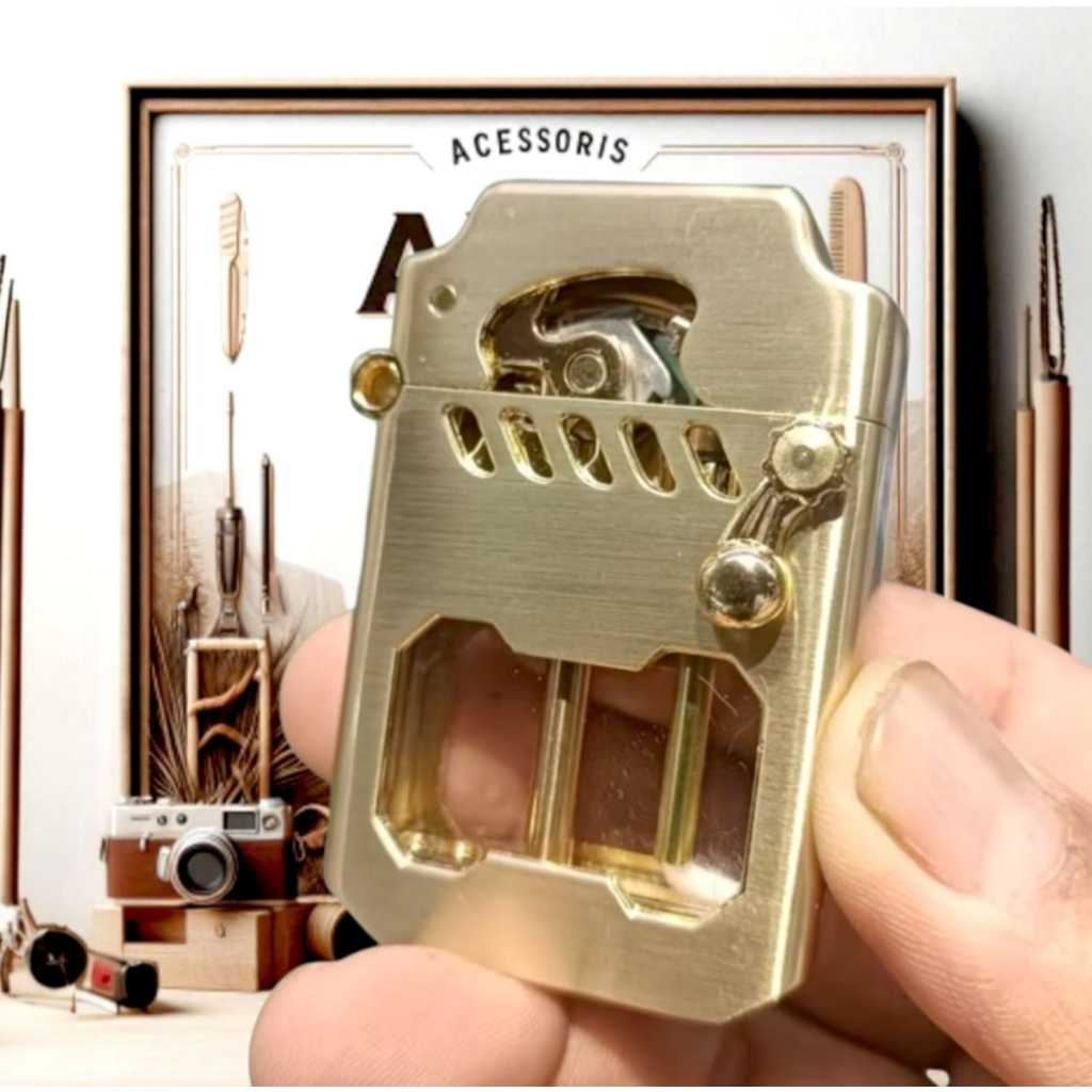 Korek Api Minyak Vintage oil lighter Zorro gift Mancis unik / Korek Api