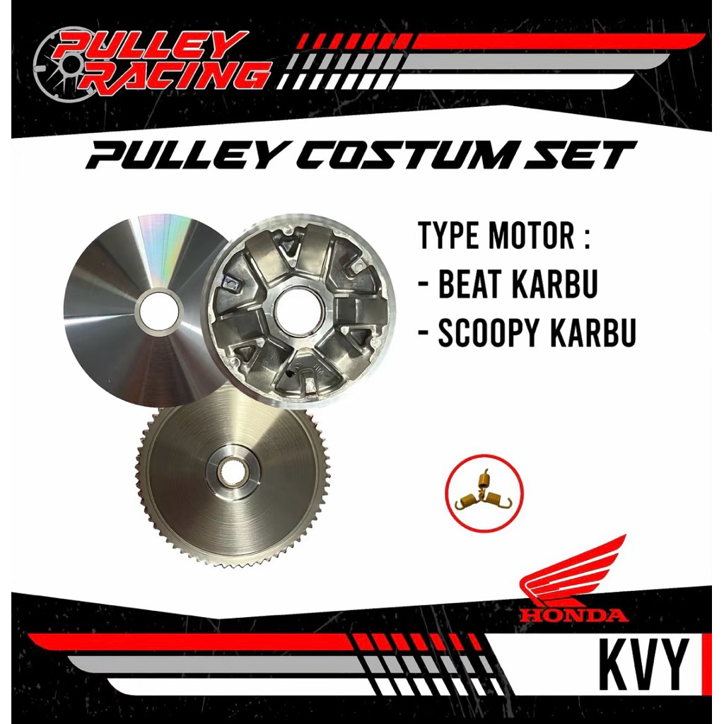 PULLEY RUMAH ROLLER FULL BUBUT BEAT KARBU SCOOPY KARBU SPACY KARBU KVY FULL BUBUT