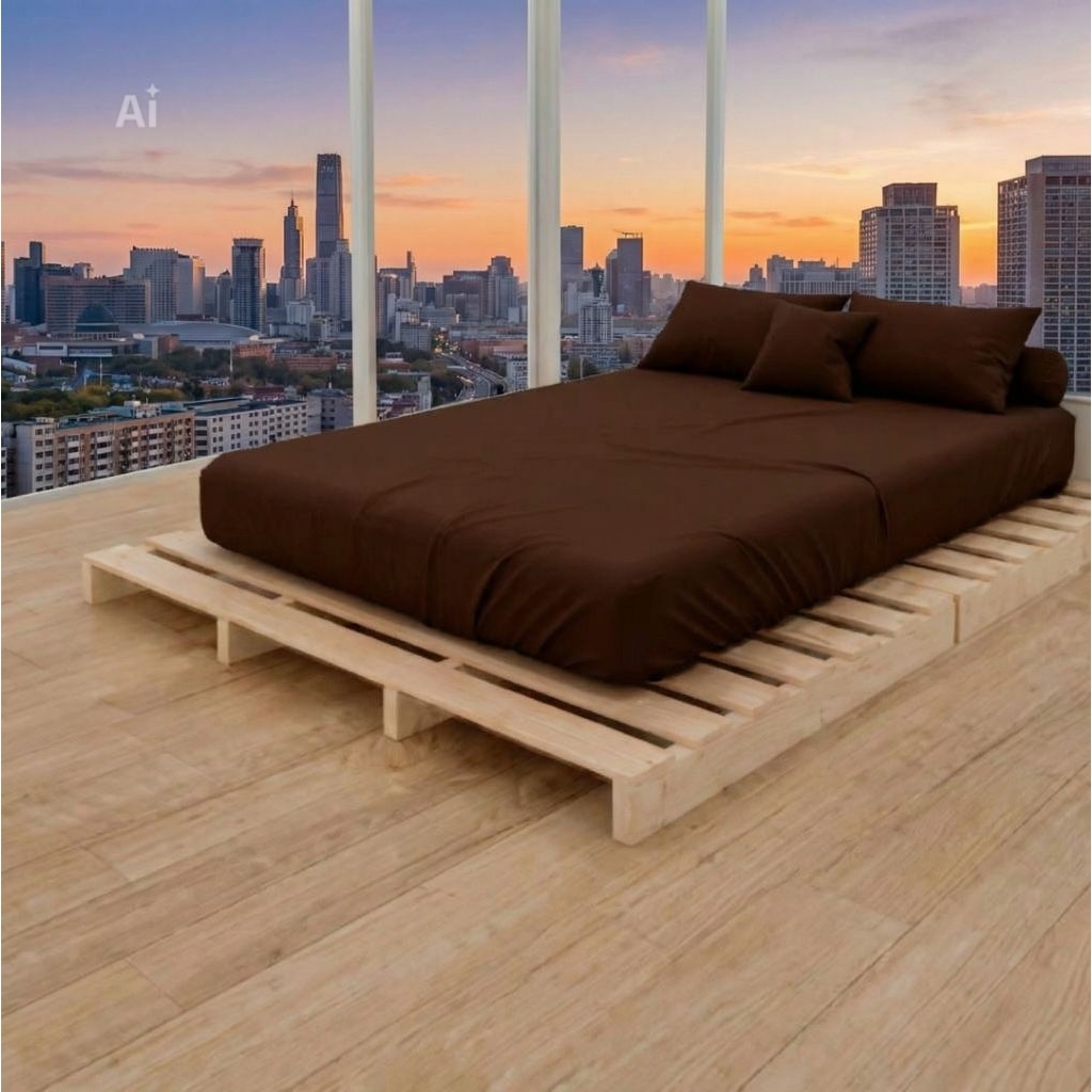 Dipan Kayu Minimalis|Dipan Kasur Modern|Dipan Ranjang tempat tidur |Dipan kayu mahoni|