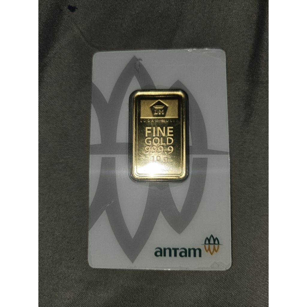 Certicard Emas Batangan Antam 10gr Asli