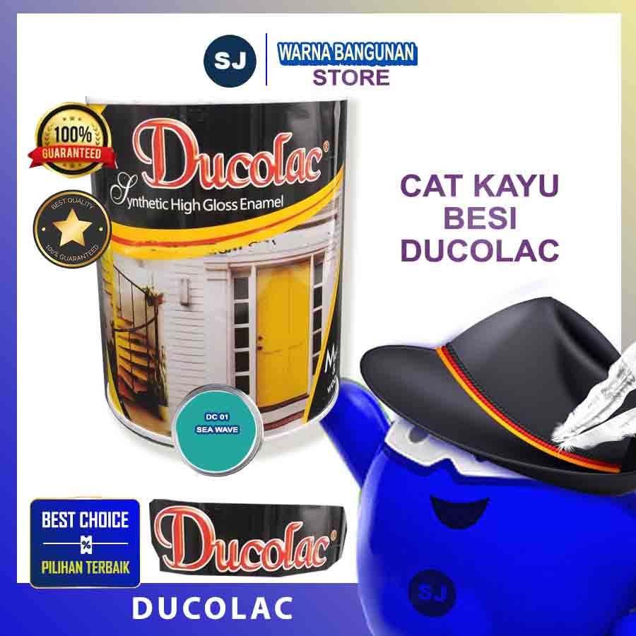 Ducolac cat 1/2 duco warna / Cat Minyak 1/2 Duco merk Ducolac ukuran 1 kg untuk cat kayu dan besi