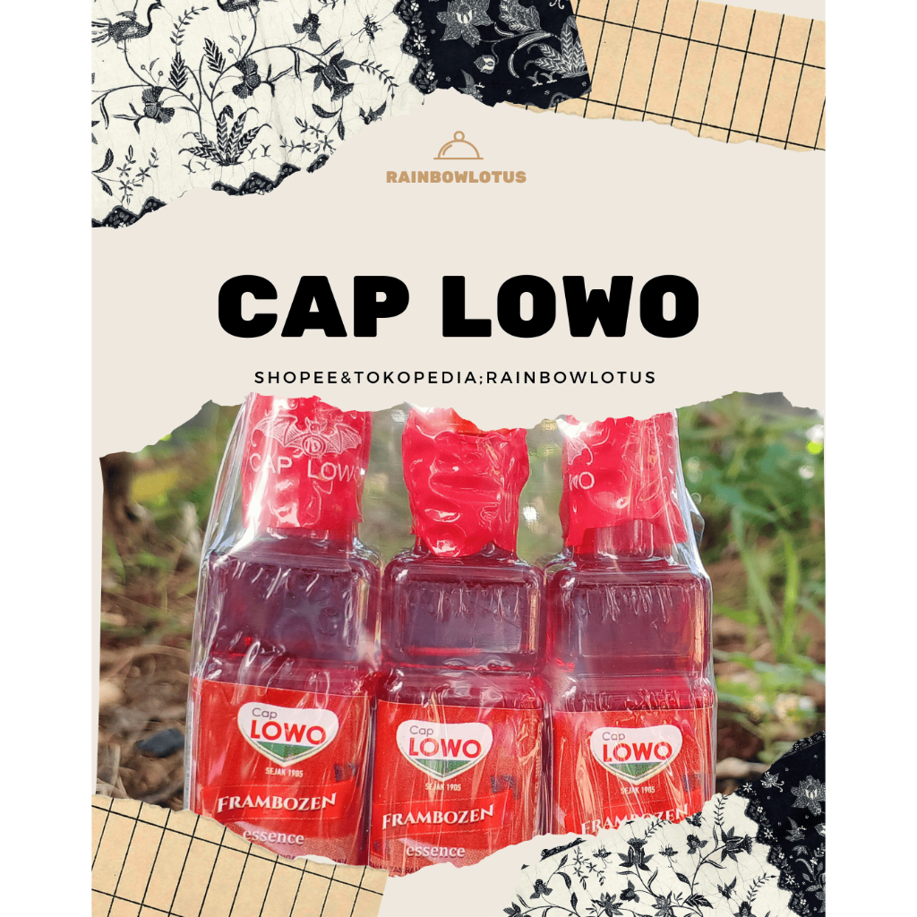 Frambozen Essence Cap Lowo (20 ml)