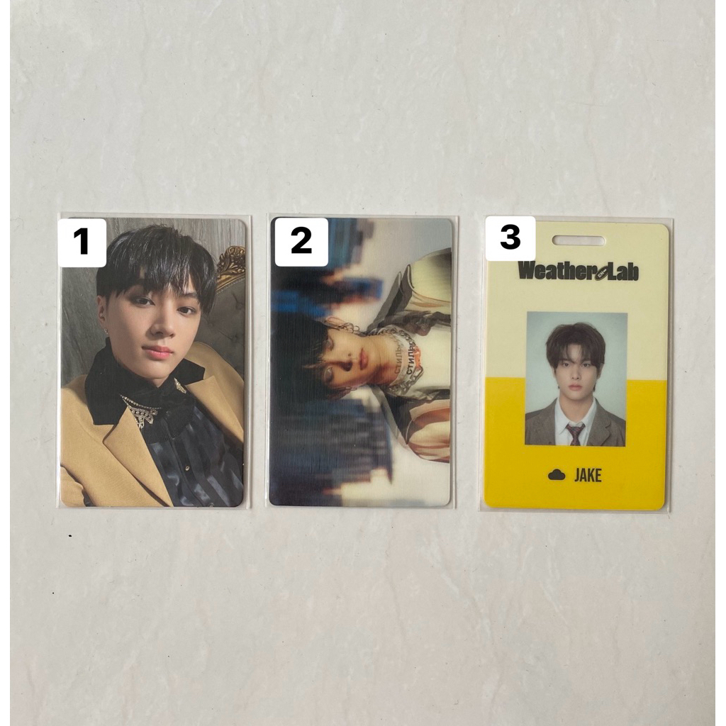 pc photocard enhypen jay heeseung lenticular jake weather lab membership id carr