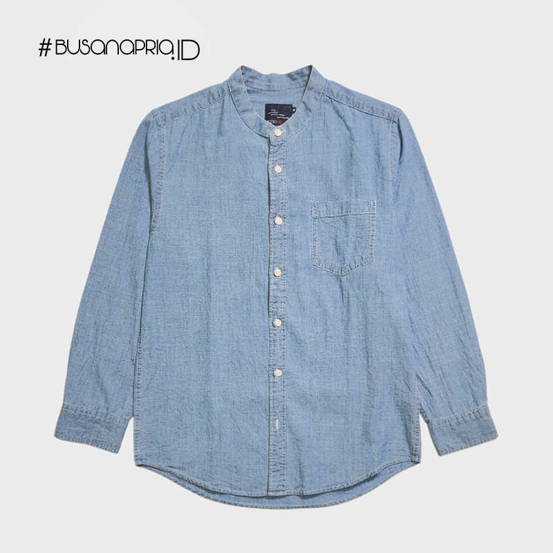 Kemeja Koko Denim Premium Lengan Panjang - Ezio Premium | BusanaPria.ID