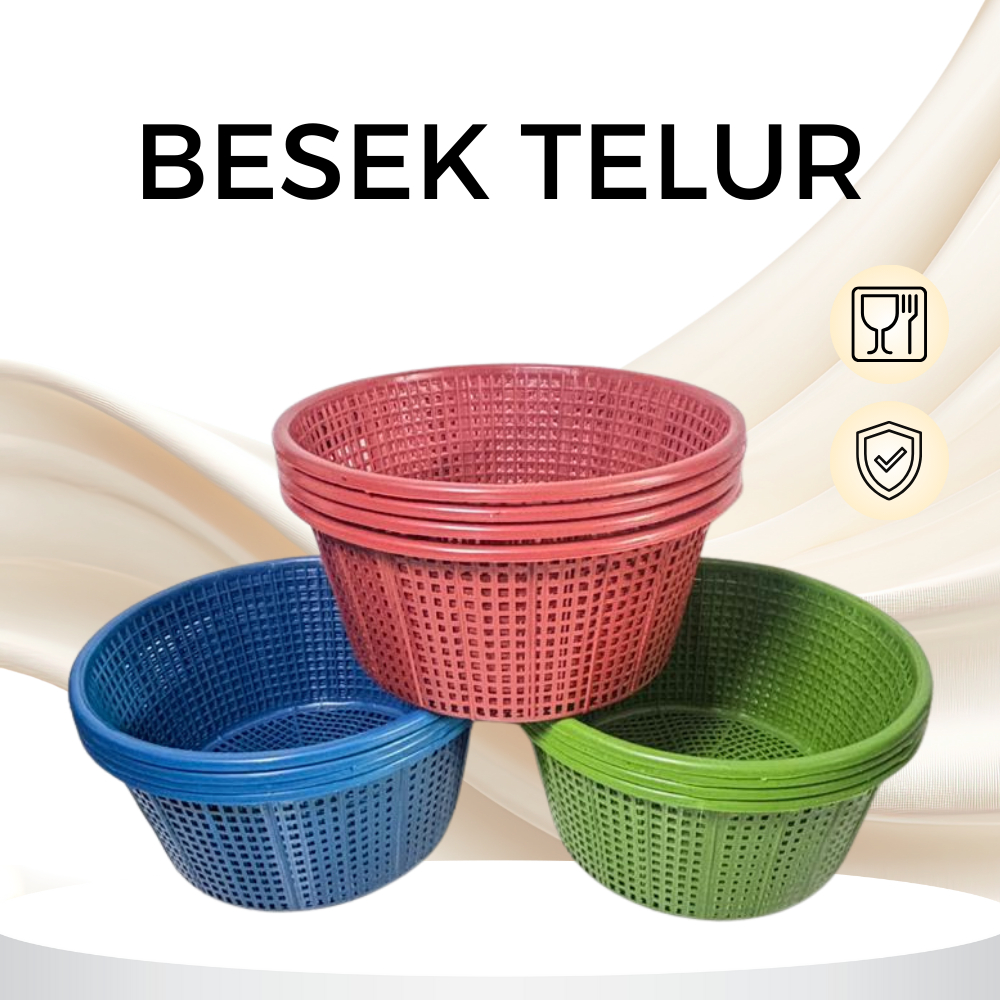 PAKET HEMAT PLUS 4 LUSIN BESEK TELUR - BESEK HAJATAN PLASTIK BERKUALITAS