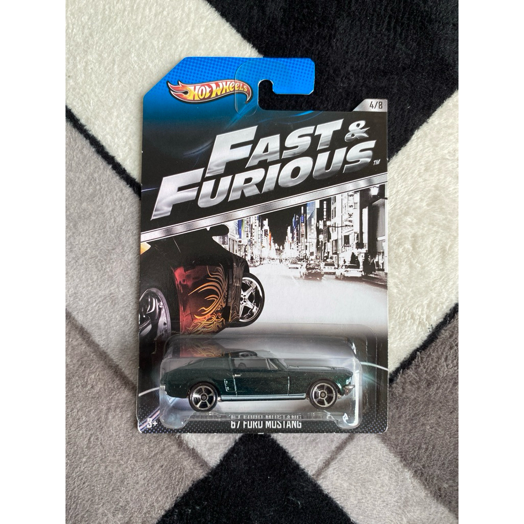Hotwheels Ford Mustang Fast & Furious FF Old Card