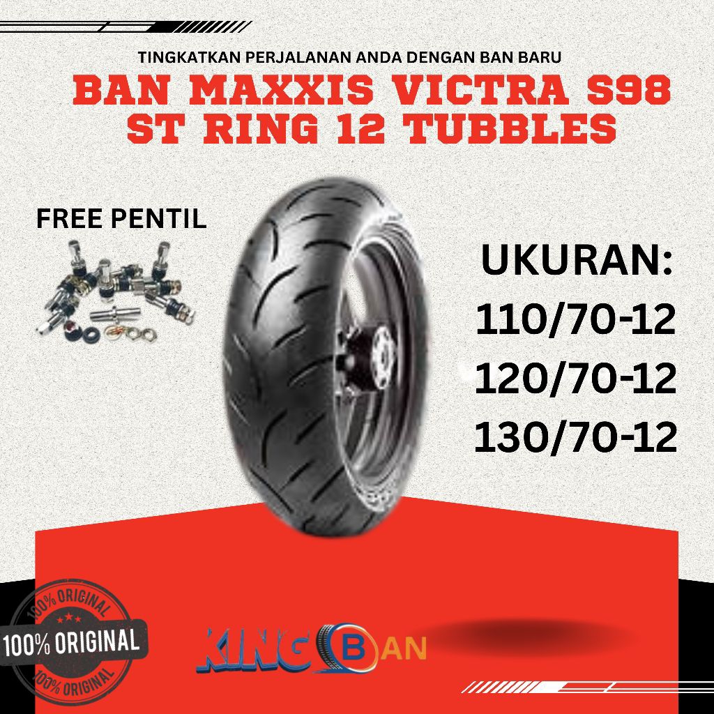 BAN MAXXIS VICTRA S98 ST RING 12