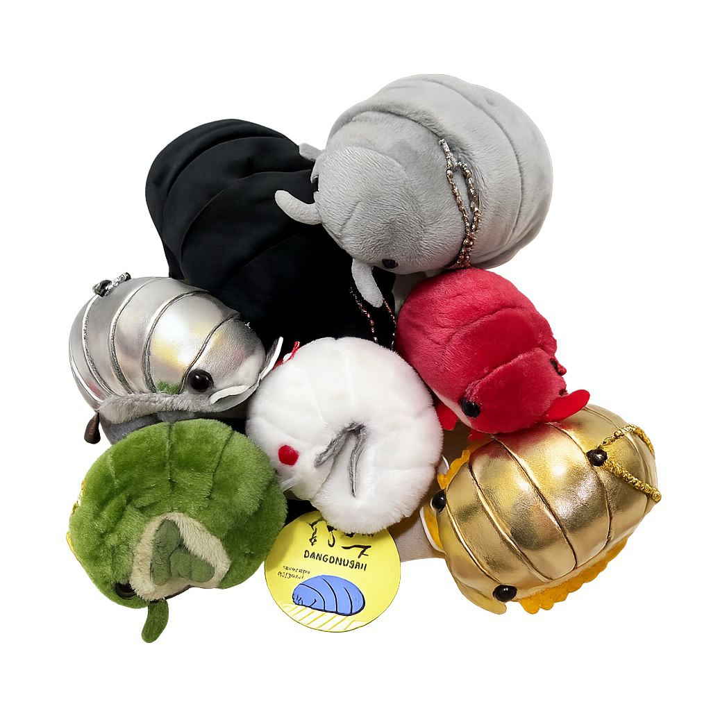 Dangomushi Isopod Plushie Key Chain Bag Charm Plush Toy Original