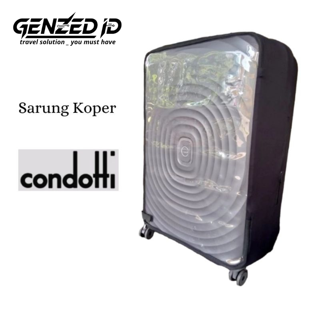 Genzed Id Sarung Cover Pelindung Koper untuk Koper Merek Condotti Semua Ukuran