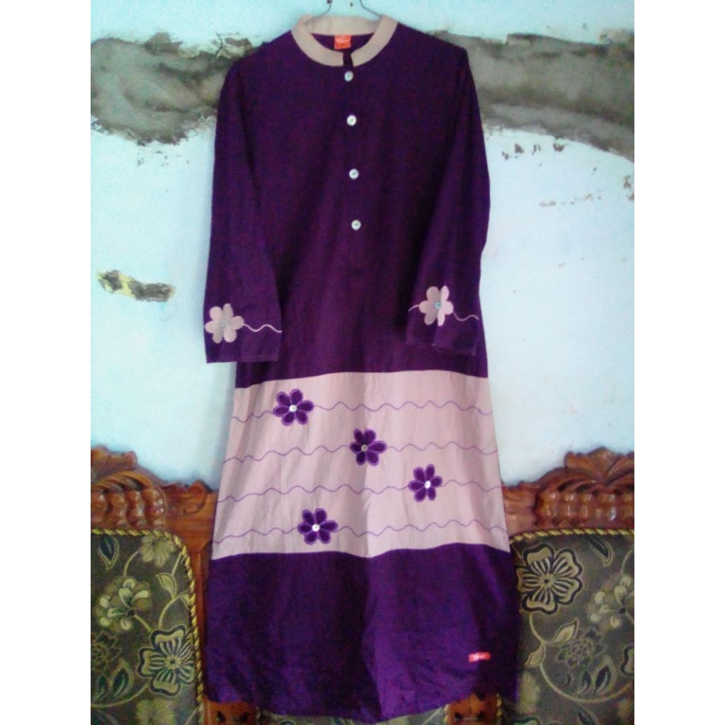 pl gamis nibras masih bagus ld 104 PB 130