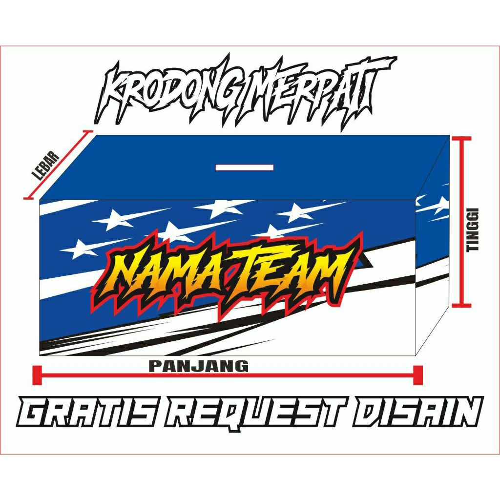 Krodong dongdang merpati custom disain gratis