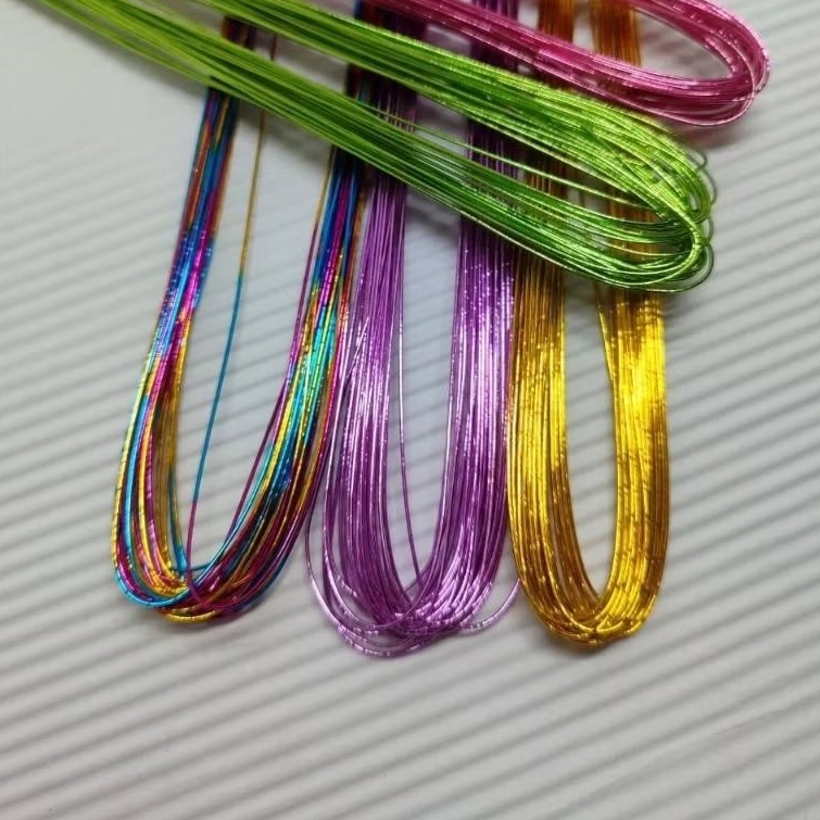 40 Pcs Kawat Bunga 24 Kawat Kerajinan Kawat Bonsai Kawat Bunga Metalik Kawat Bunga Lapis Plastik Kaw