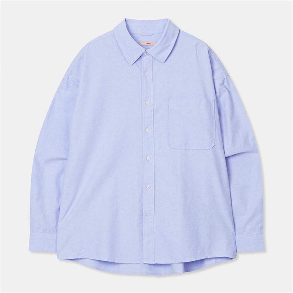 SPAO Oversize Shirt (Baby Blue)