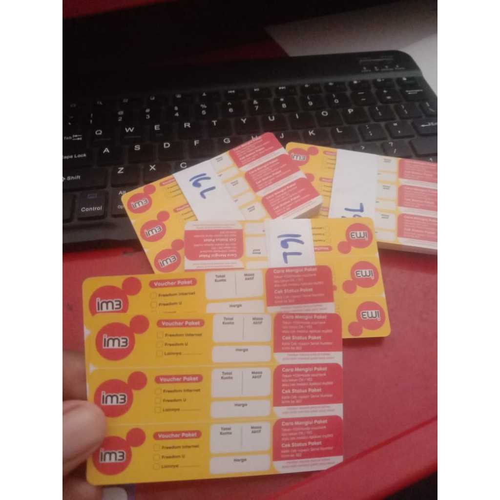 Voucher Indosat Kosong 150 SN Exp 31/12/2027  Untuk Inject Kuota