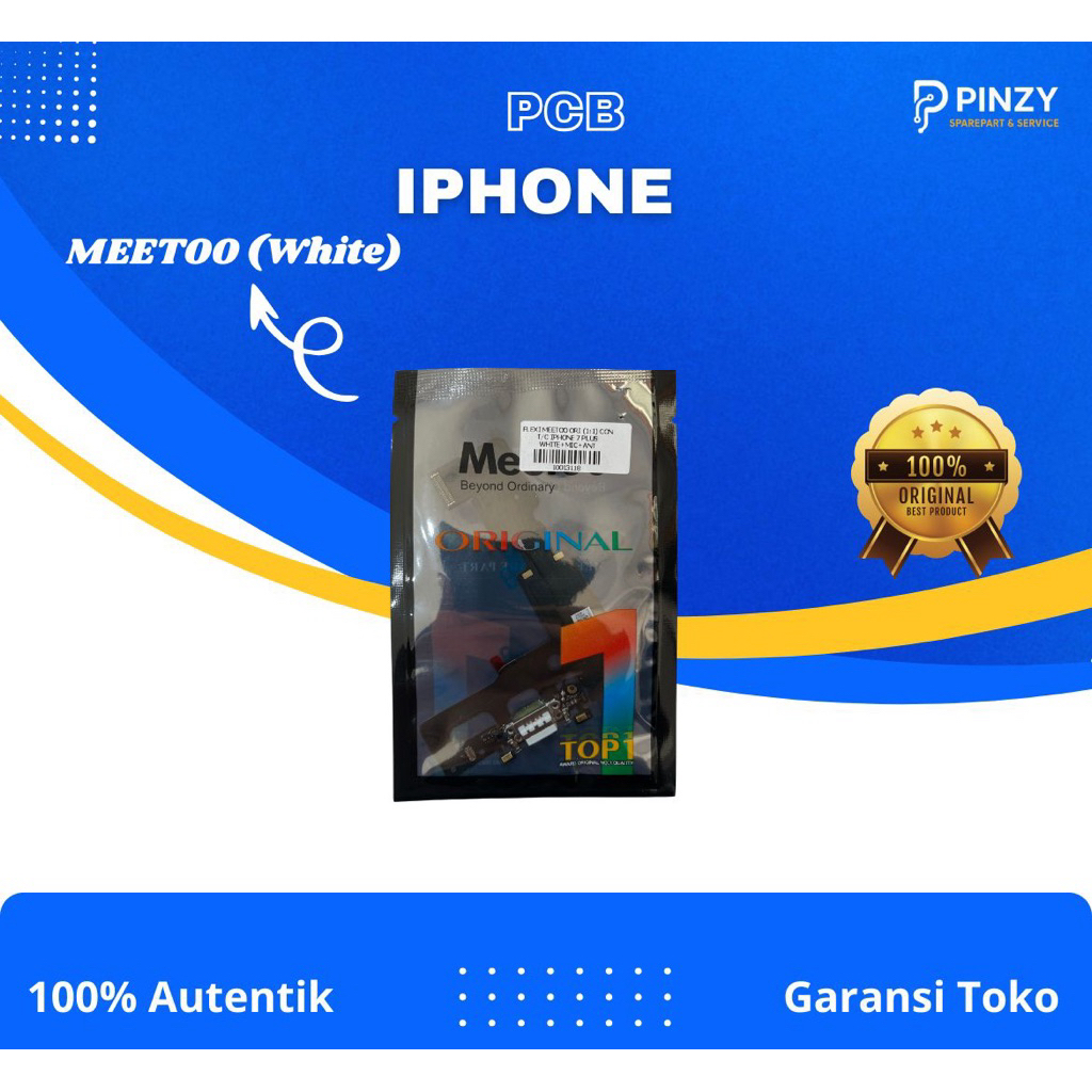 Papan cas FLEXI CON T/C IPHONE 7 PLUS original konektor cas pcb full ic pengganti