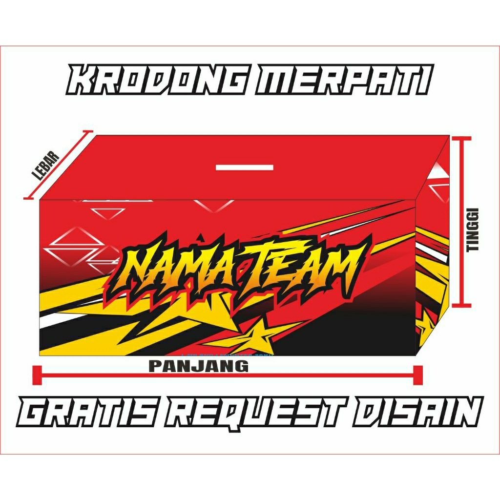 Krodong dongdang merpati custom disain gratis