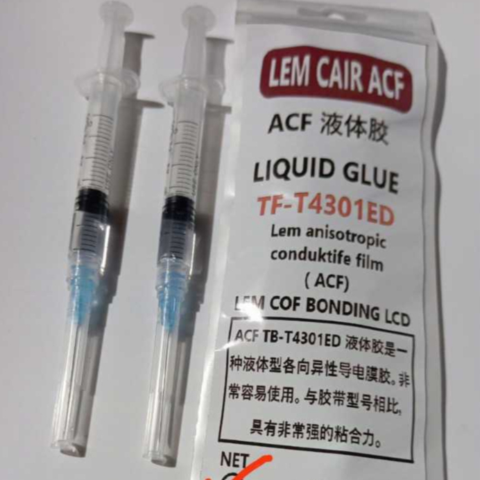 Lem acf cair TF T4301 ED Lem perekat cof bonding cof lcd tcon / lem cof LCD
