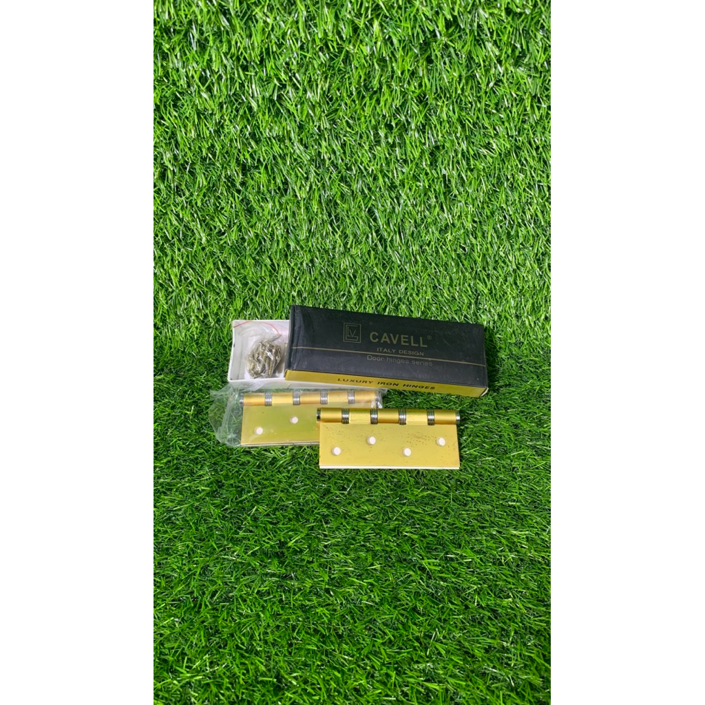 CAVELL Engsel Pintu dan Jendela 4” Engsel tebal berkualitas Engsel Brass