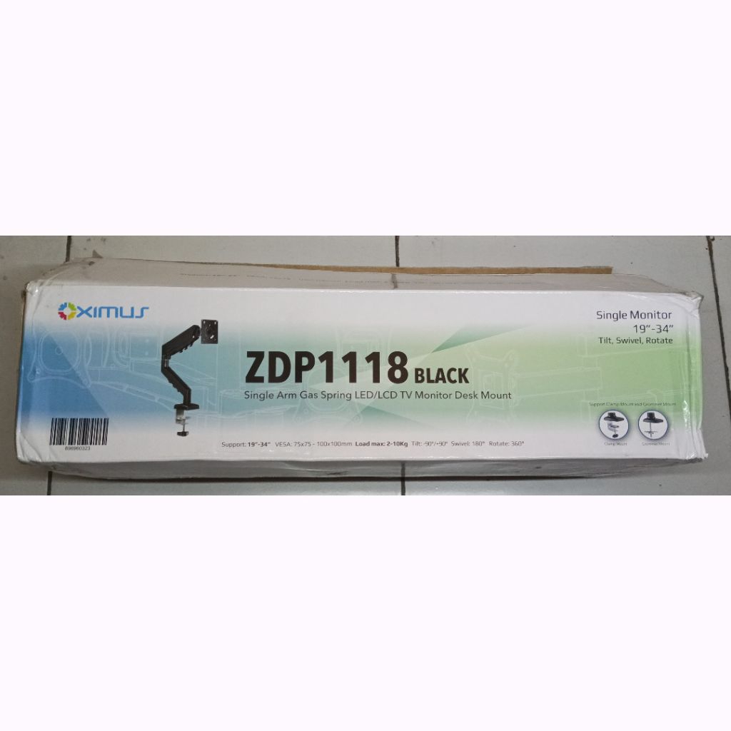 Bracket Monitor Oximus ZDP1118 - Black