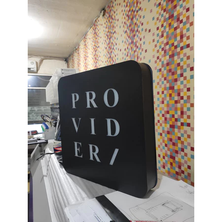 CUSTOM NEON BOX FULL AKRILIK