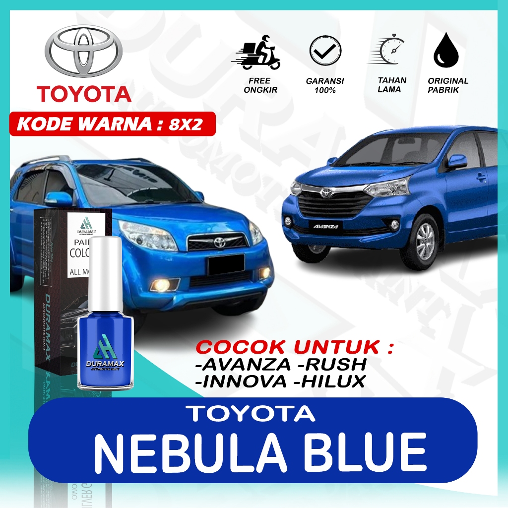 CAT OLES TOYOTA NEBULA BLUE AVANZA RUSH INNOVA HILUX