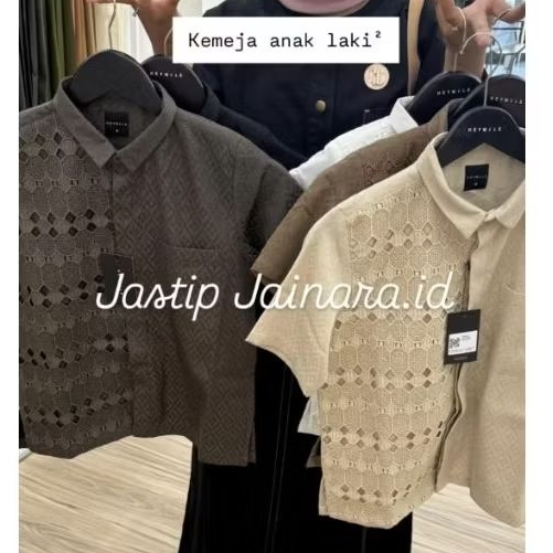 Kemeja anak laki2 Heylocal.id Manggala Series / Jastip Heylocal.id