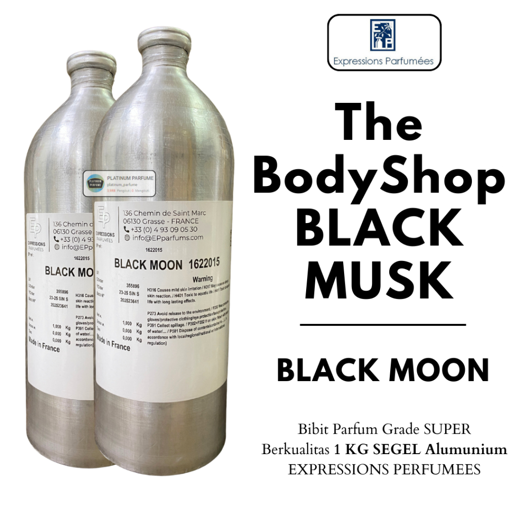 BLACK MOON 1 KG SEGEL ALUMUNIUM Bibit Parfum EXPRESSIONS Black Musk