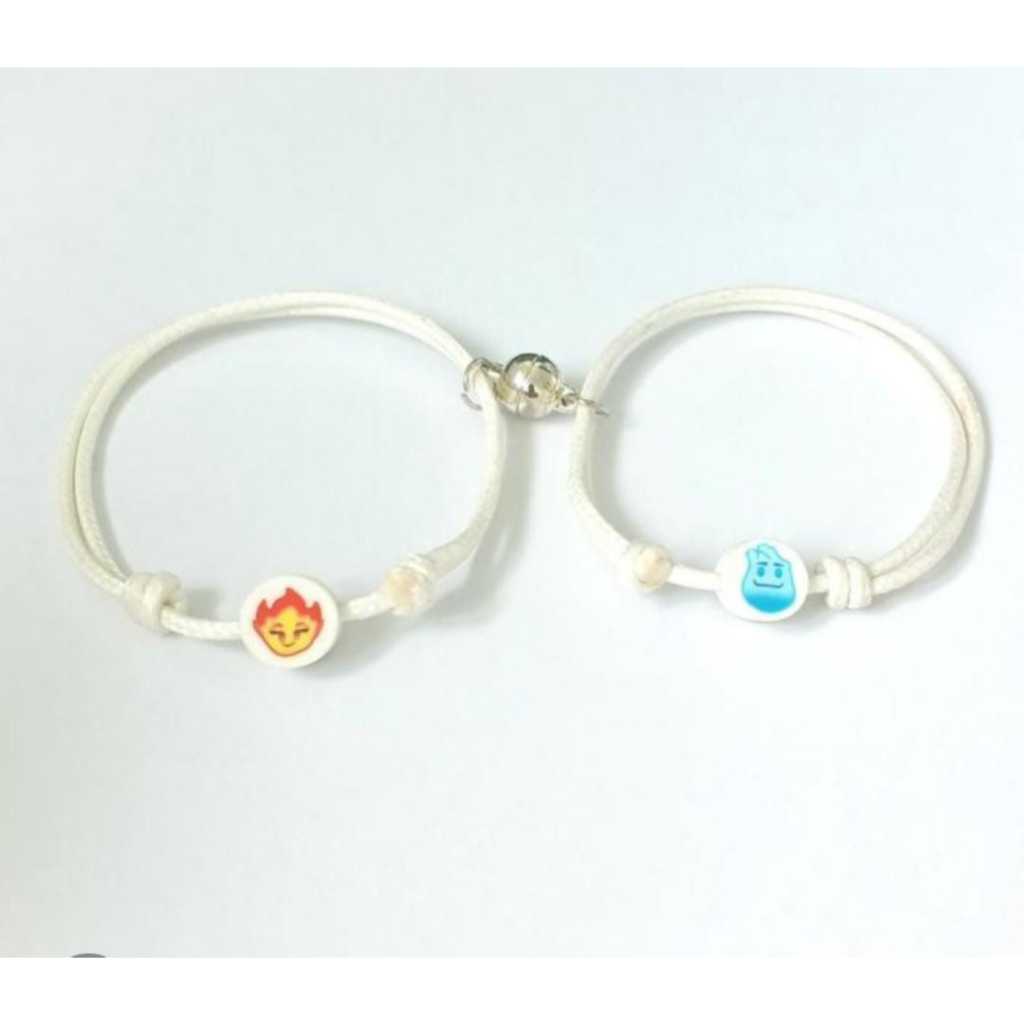 GELANG TALI KULIT COUPLE AIR API/GELANG COUPLE