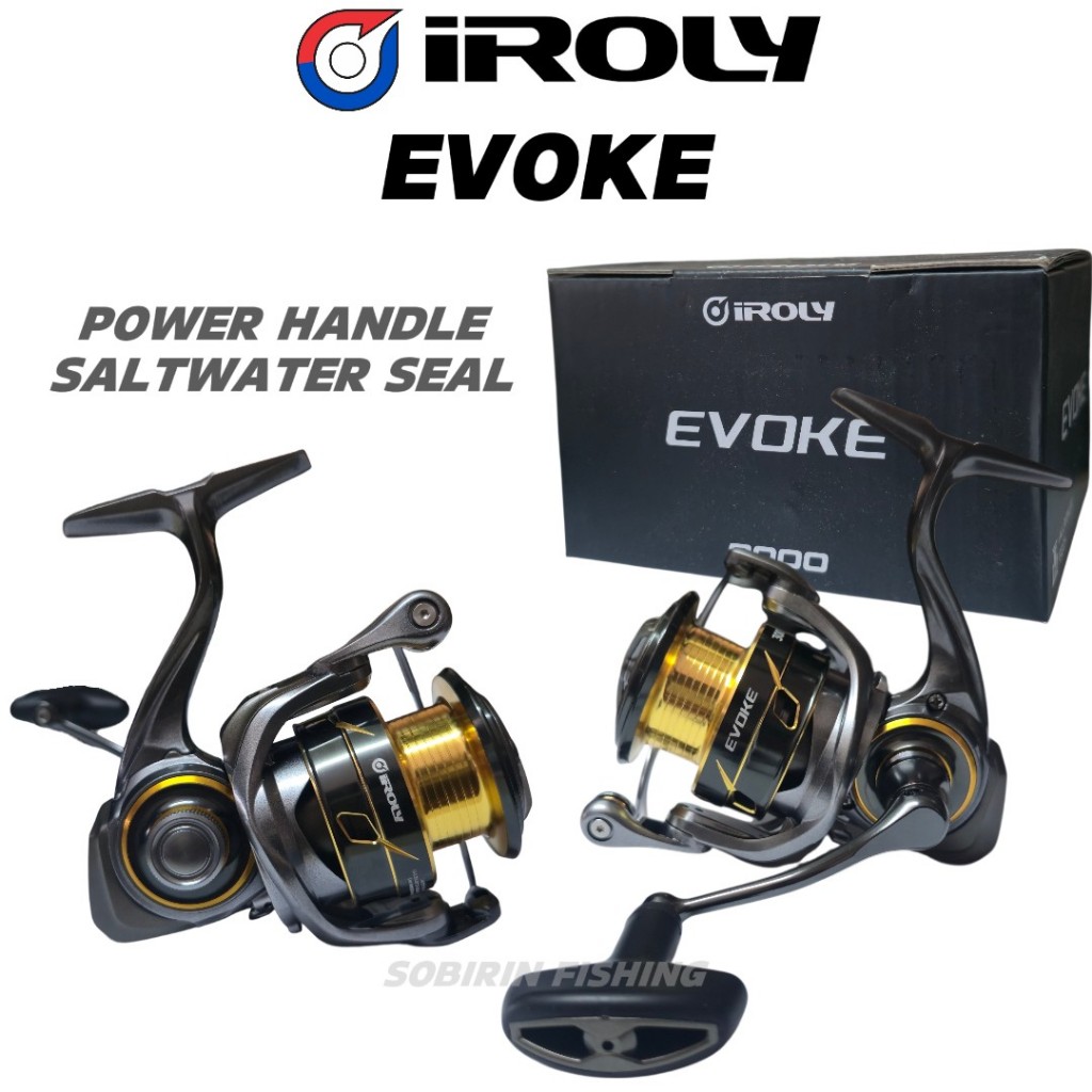 REEL IROLY EVOKE POWER HANDLE UKURAN 3000 | Reel iroly evoke saltwater