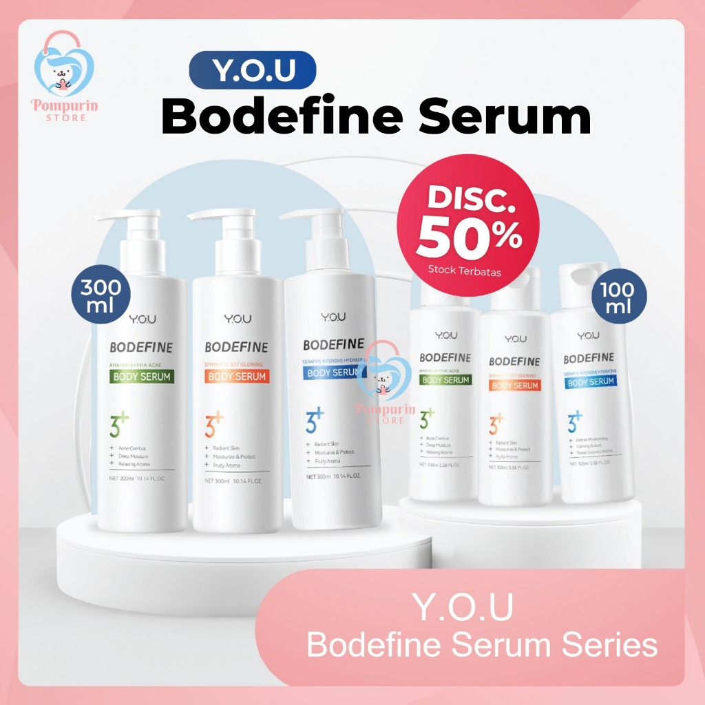 YOU Bodefine Body Serum Series / Dazzling Body Cream (Body Lotion Whitening) by Y.O.U Makeup