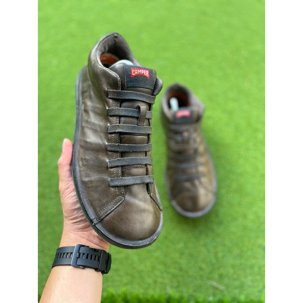 Camper Beetle size 43 44 - Ankle Boots Slip on Leather second Preloved shoes Sepatu Kulit