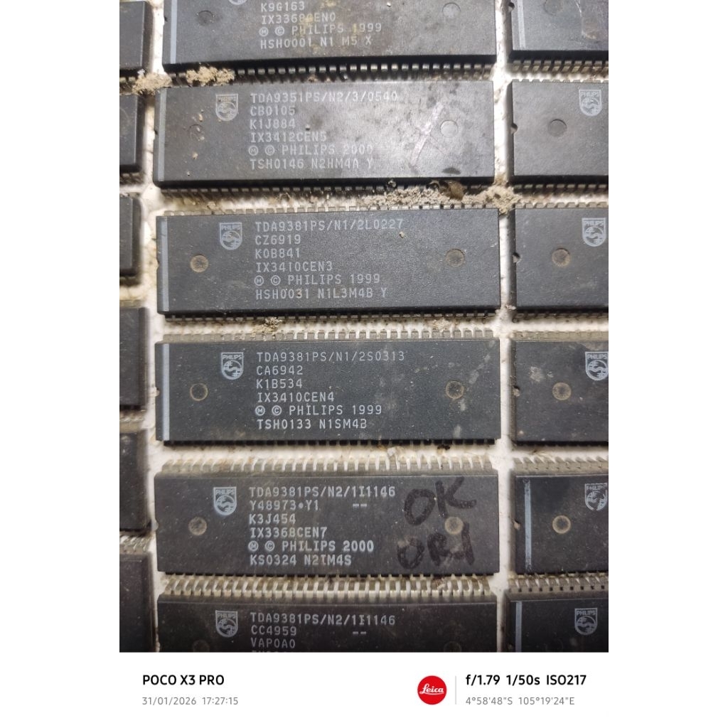 IC chroma,croma,micom TDA9381PS