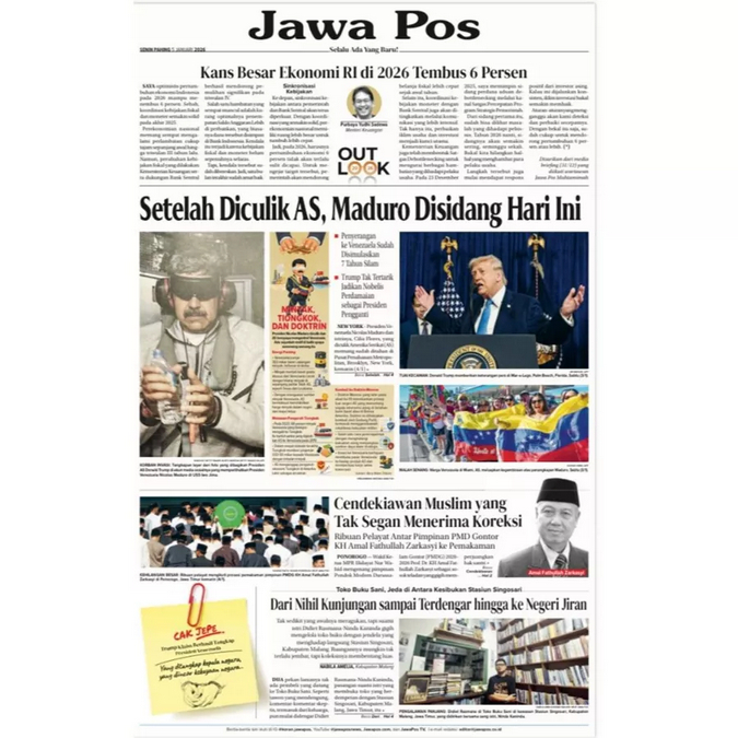Koran JAWA POS Terbaru 2026