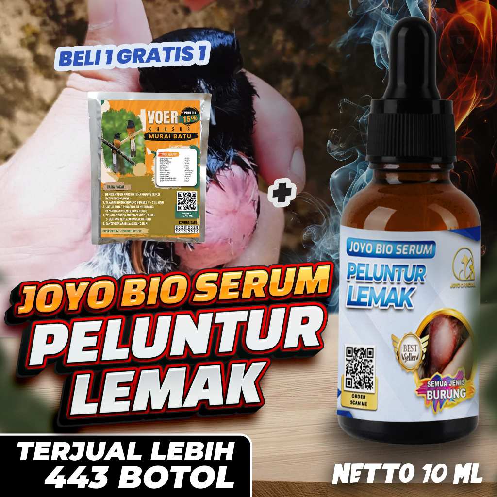 VITAMIN PENGHILANG LEMAK BURUNG | OBAT PENGHILANG LEMAK BURUNG | PELUNTUR LEMAK BURUNG | SUSUT LEMAK