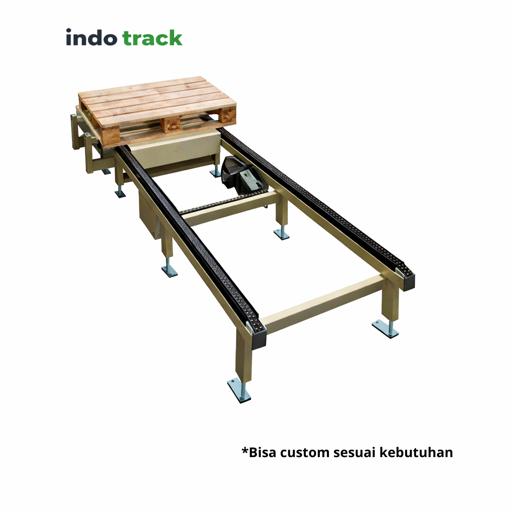 Conveyor Belt with Chain for Transfer Pallet
