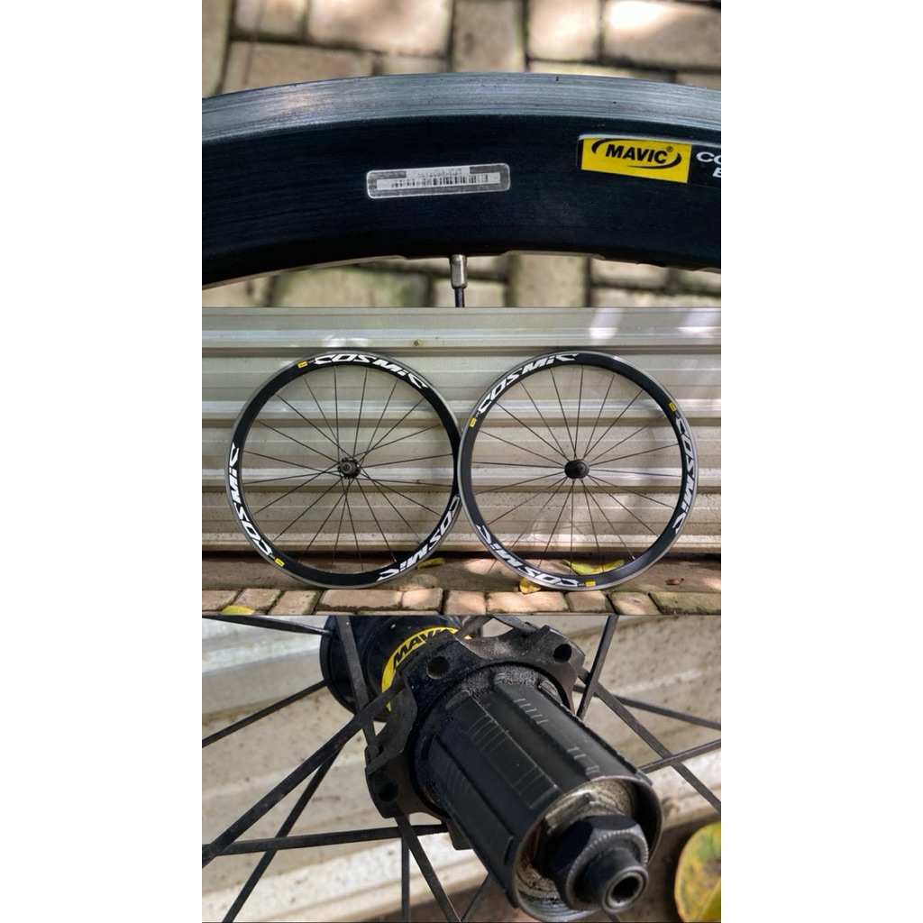 wheelset roadbike 700c mavic cosmic elite