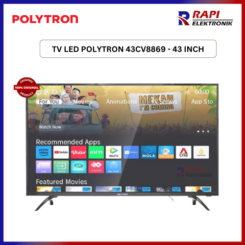 TV LED POLYTRON 43CV8869 - TV Polytron 43'' Smart TV