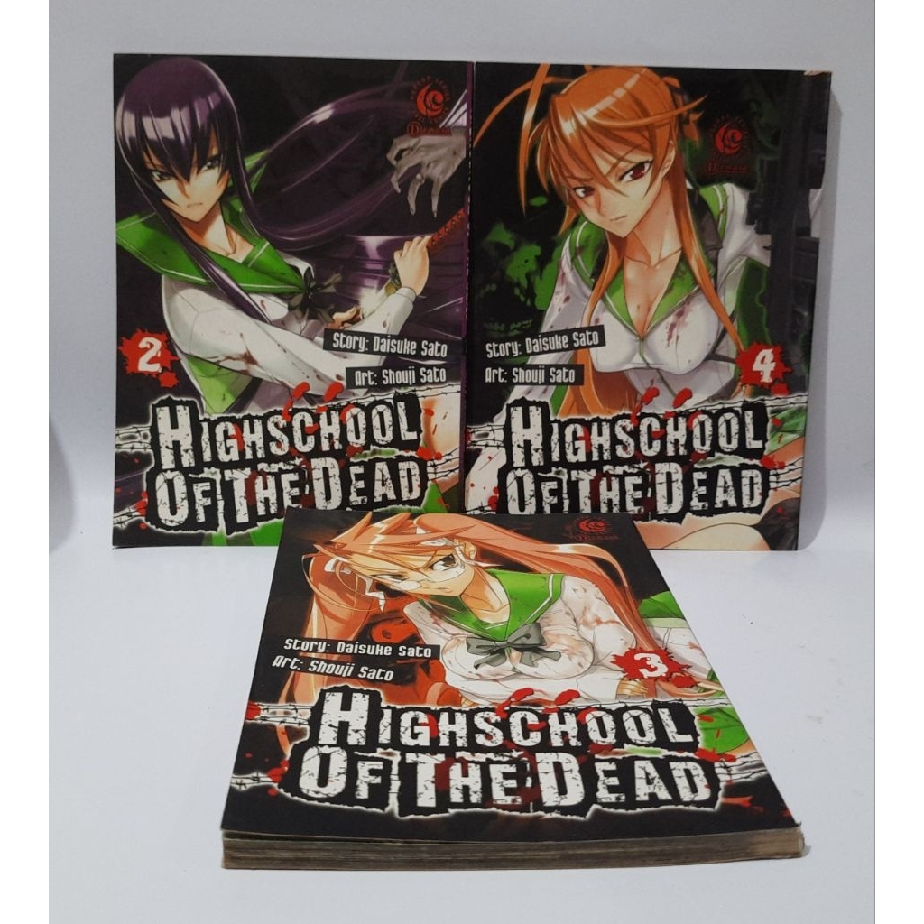 Komik Highschool of The Dead 2 3 4 kolpri