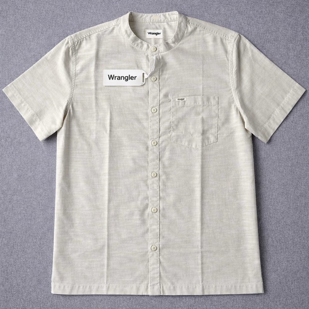 Kemeja Koko Wrangler Lengan Pendek Termurah EDGAR CREAM